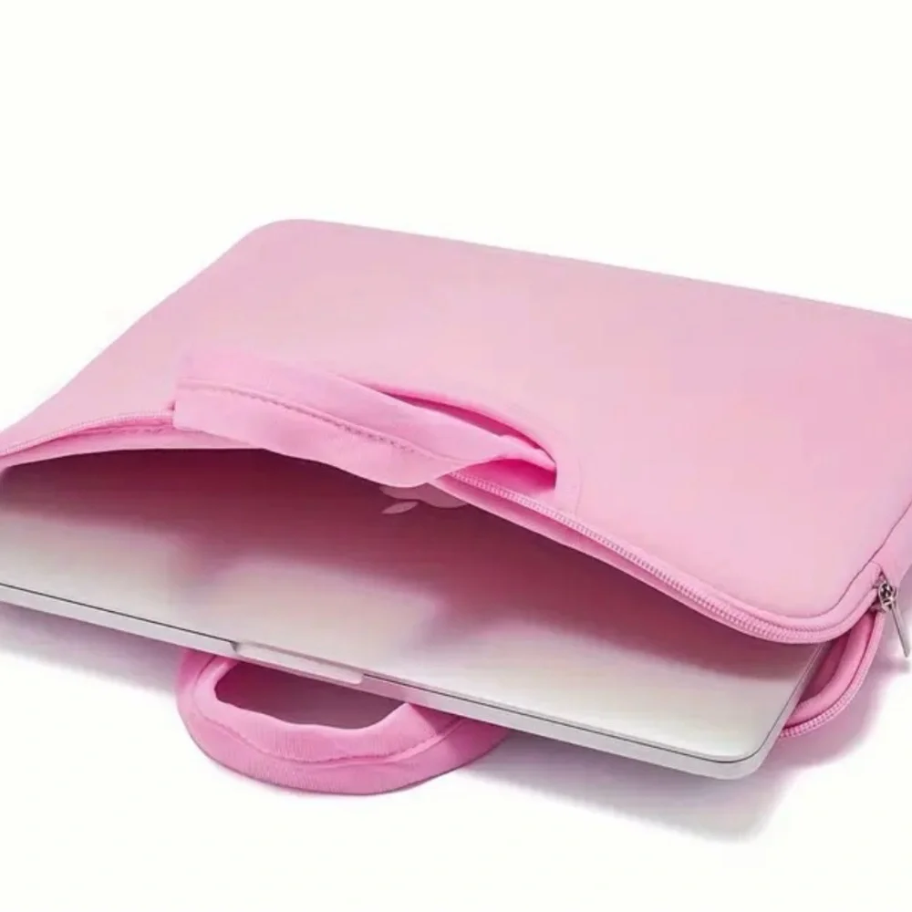 Pink Laptop Sleeve Carry Case with Handles NWOT
